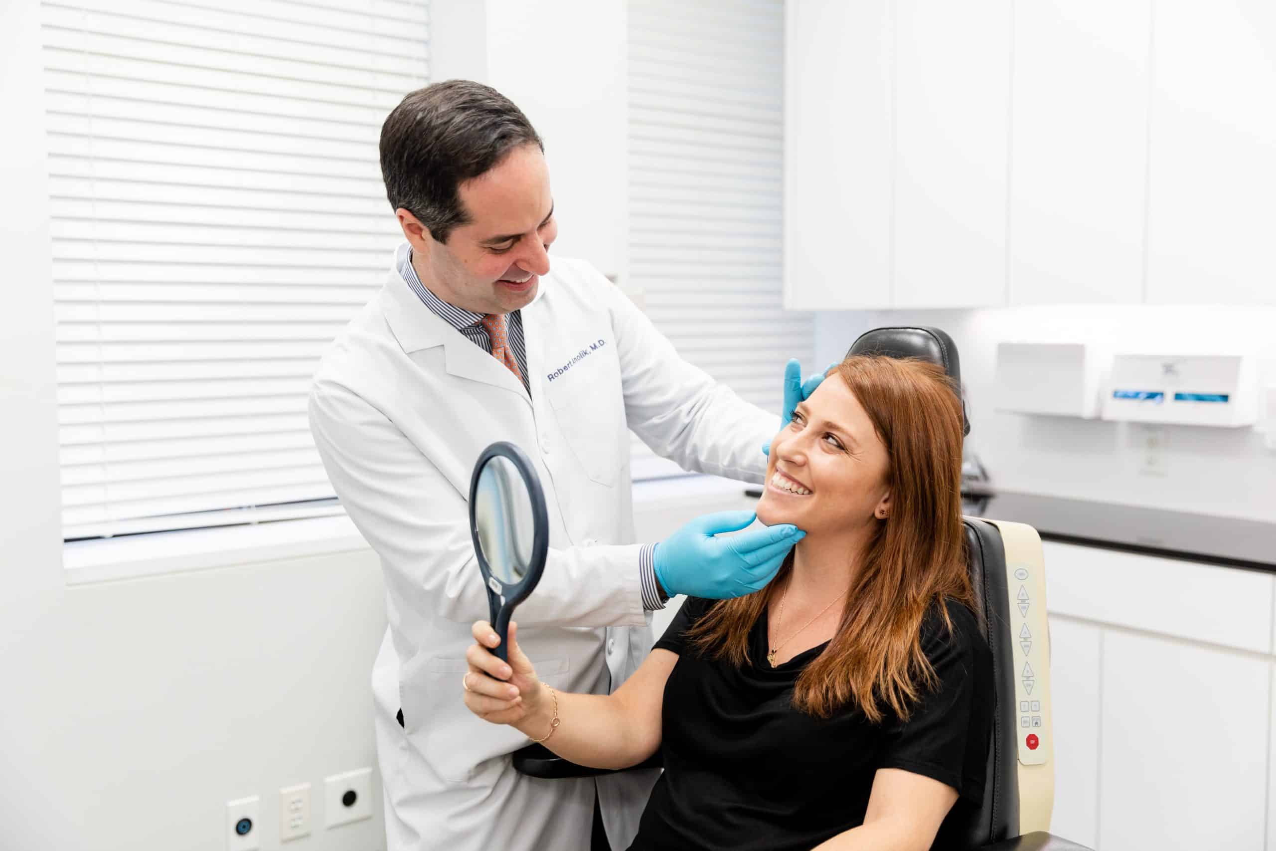 Dr_Anolik_Filler_Female_Smile Lines_New_York_NYC_45345 chin and neck liposuction consultation in new york