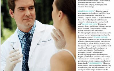 Dr. Elliot Weiss featured in Hamptons Magazine