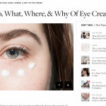 Dr. Roy Seidenberg – “The Who, What, Where, & Why Of Eye Cream”