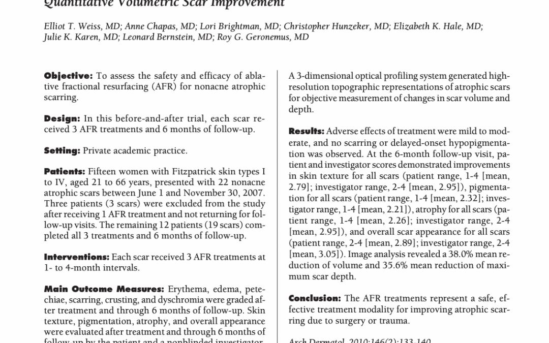 fractional laser dermatology article in new york