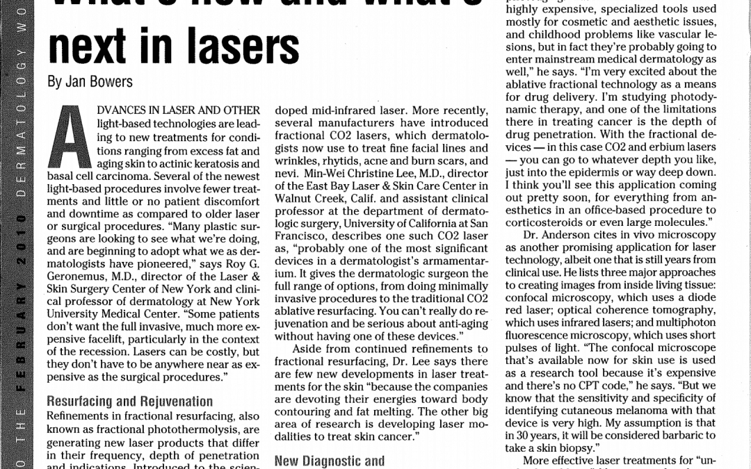 laser dermatology treatment article in new york