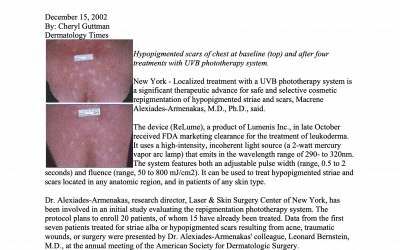 Dermatology Times featuring Dr. Alexiades