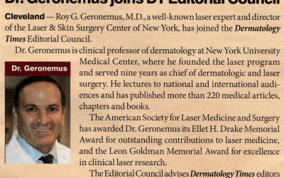 Dr. Geronemus joins Dermatology Times Editorial Council