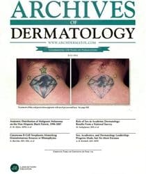 New Publication on Tattoo Removal Featured on the Cover of Archives of Dermatology