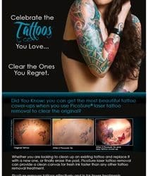 National Tattoo Day – July 17th PicoSure “Clean up Your Canvas”