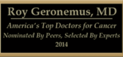 Roy G. Geronemus, M.D., named by peers to America’s Top Doctors for Cancer