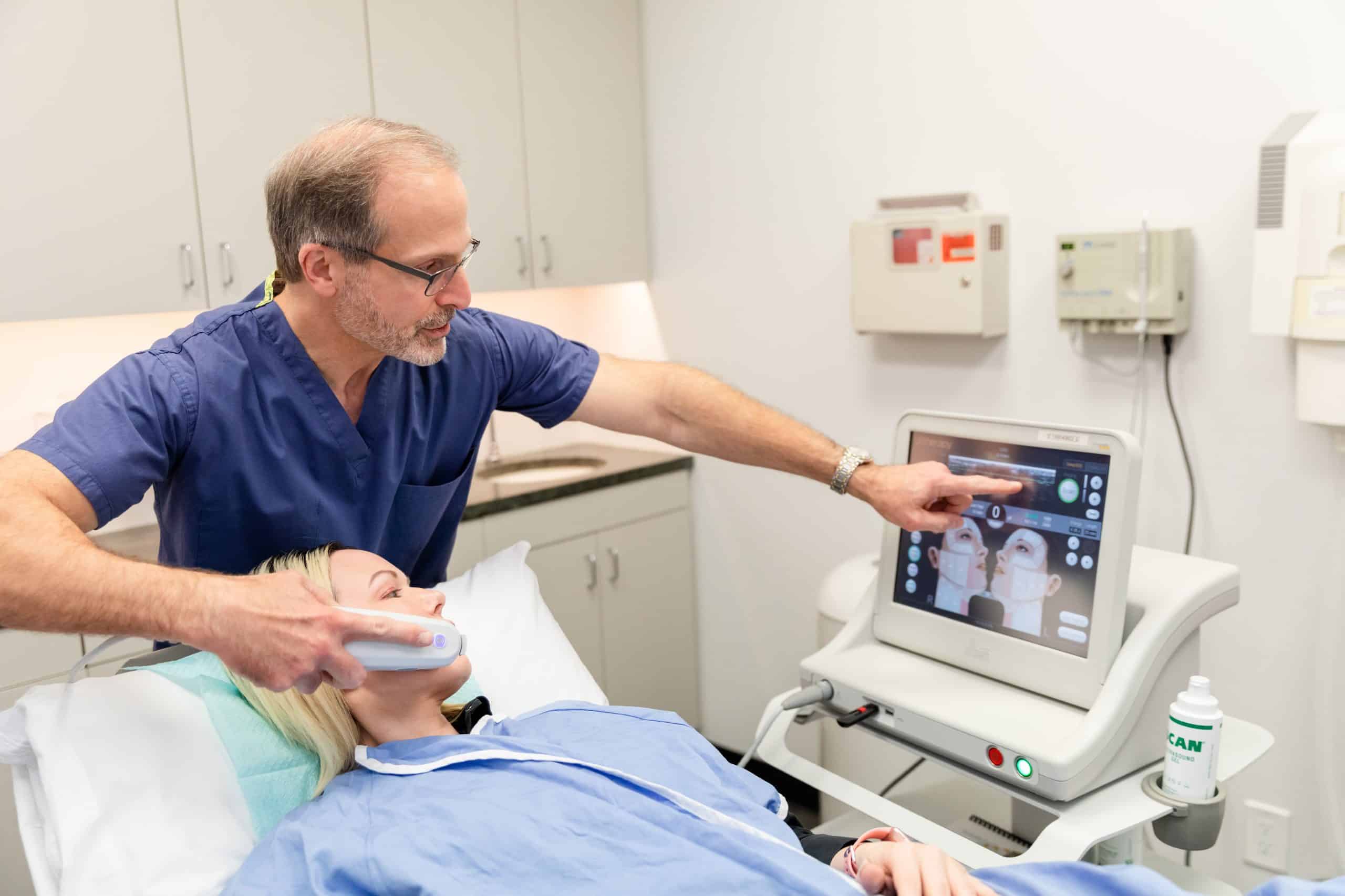 Ultherapy-body contouring-New York-NY Ultherapy® uses state-of-the-art micro-focused ultrasound technology to lift and tighten the skin naturally without surgery.