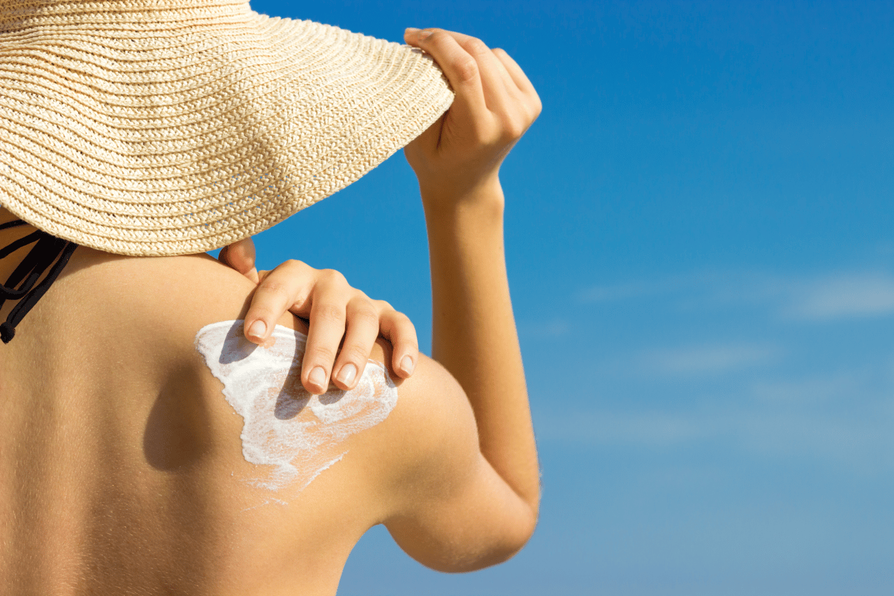 wear sunscreen to protect your skin in new york, new york