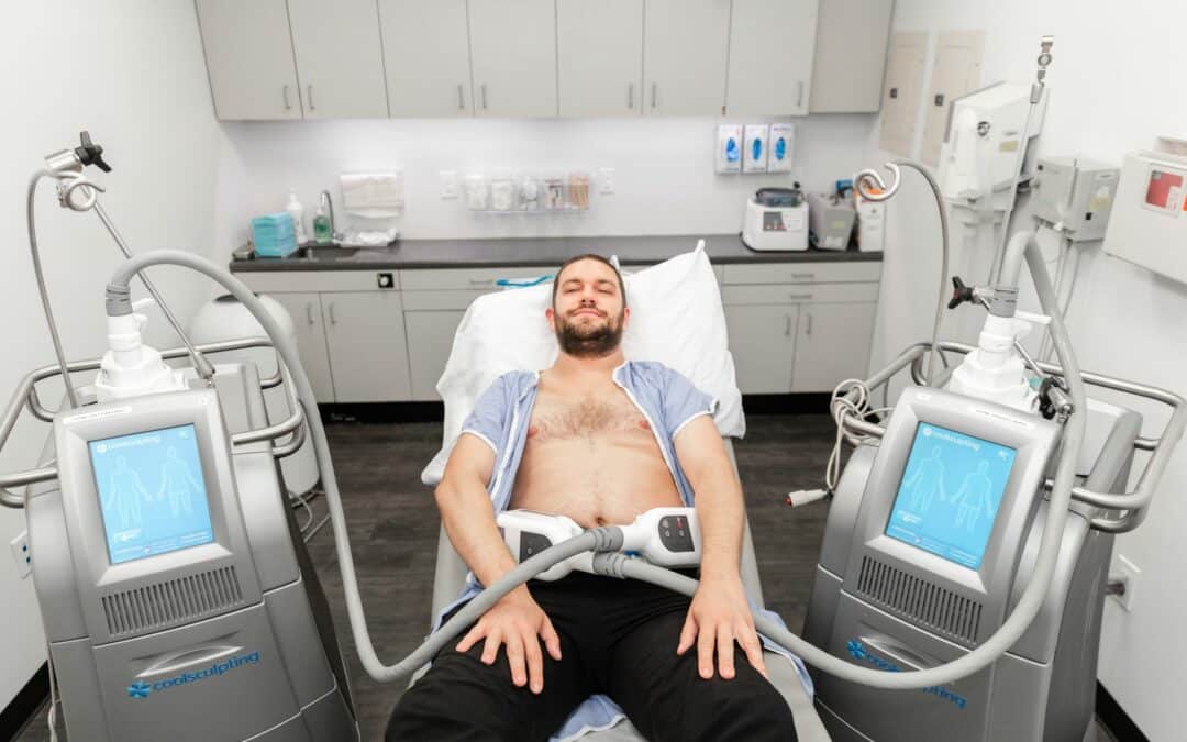 medical clinic patient undergoing a body contouring treatment at Laser & Skin Surgery Center of New York in Manhattan, NY