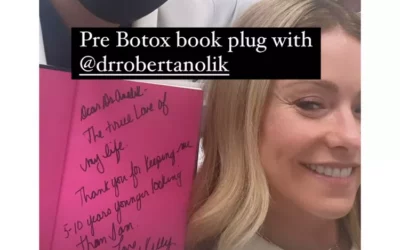 Kelly Ripa Takes ‘Pre Botox’ Break to Share Her Book with Her ‘True Love,’ Her Dermatologist